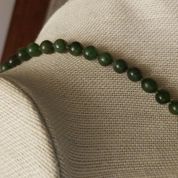 Nephrite Jade Necklace, Genuine & Authentic - Picture 3 of 6